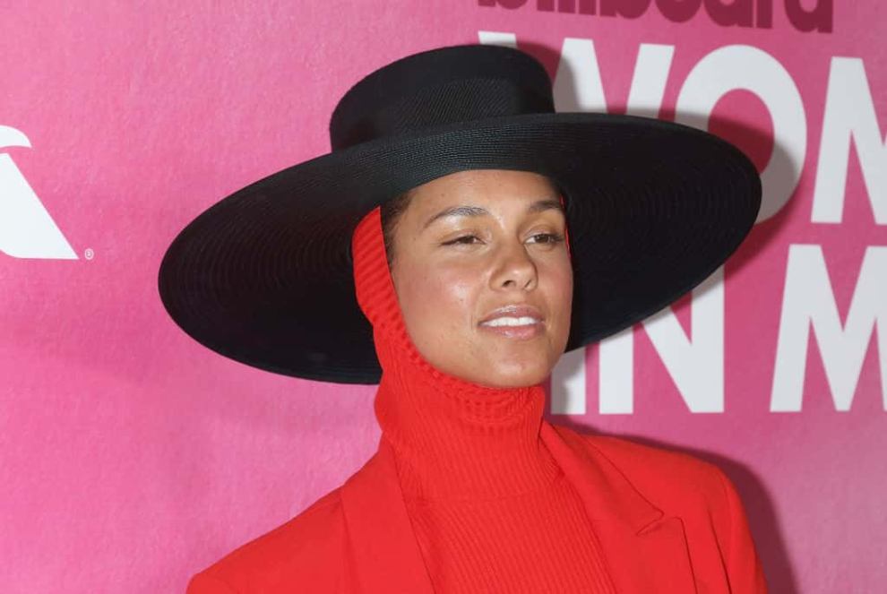Singer/songwriter Alicia Keys attends the Billboard's 13th Annual Women in Music event at Pier 36 on December 6