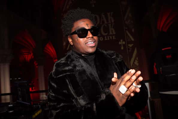 Kodak Black performs on stage at his Homecoming Concert first show since getting home from jail in June at Watsco Center on Augu