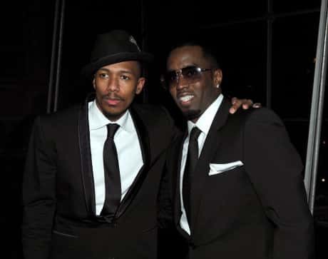 Sean "Diddy" Combs and Nick Cannon during 2007 Park City - "Weapons" Premiere Party Hosted by Damon Dash at Marquee