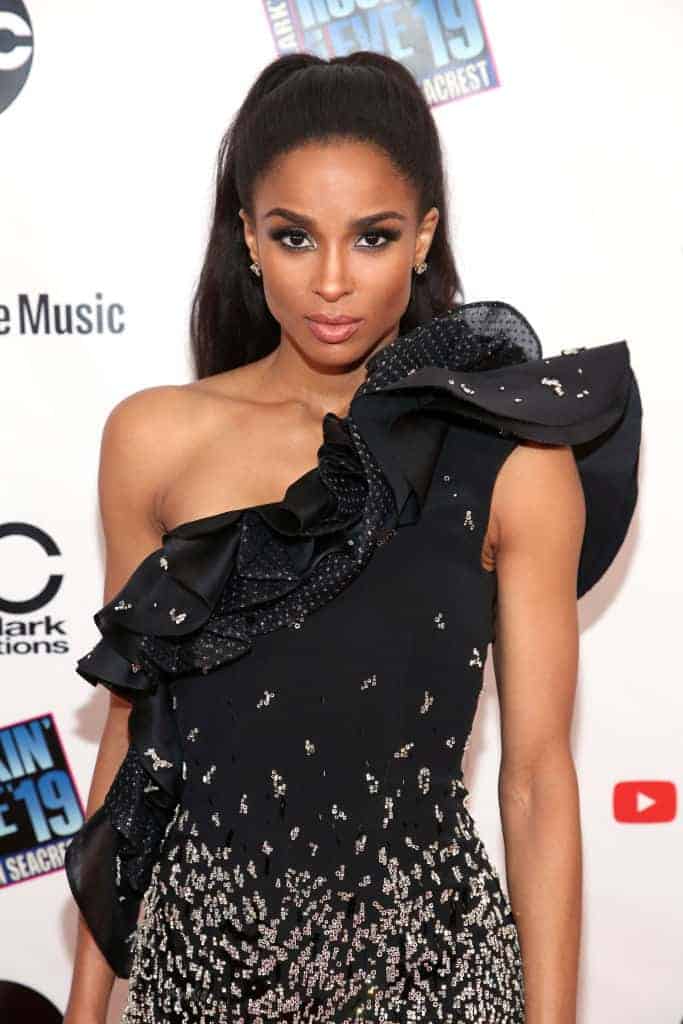 Ciara attends Dick Clark's New Year's Rockin' Eve With Ryan Seacrest 2019 on December 31