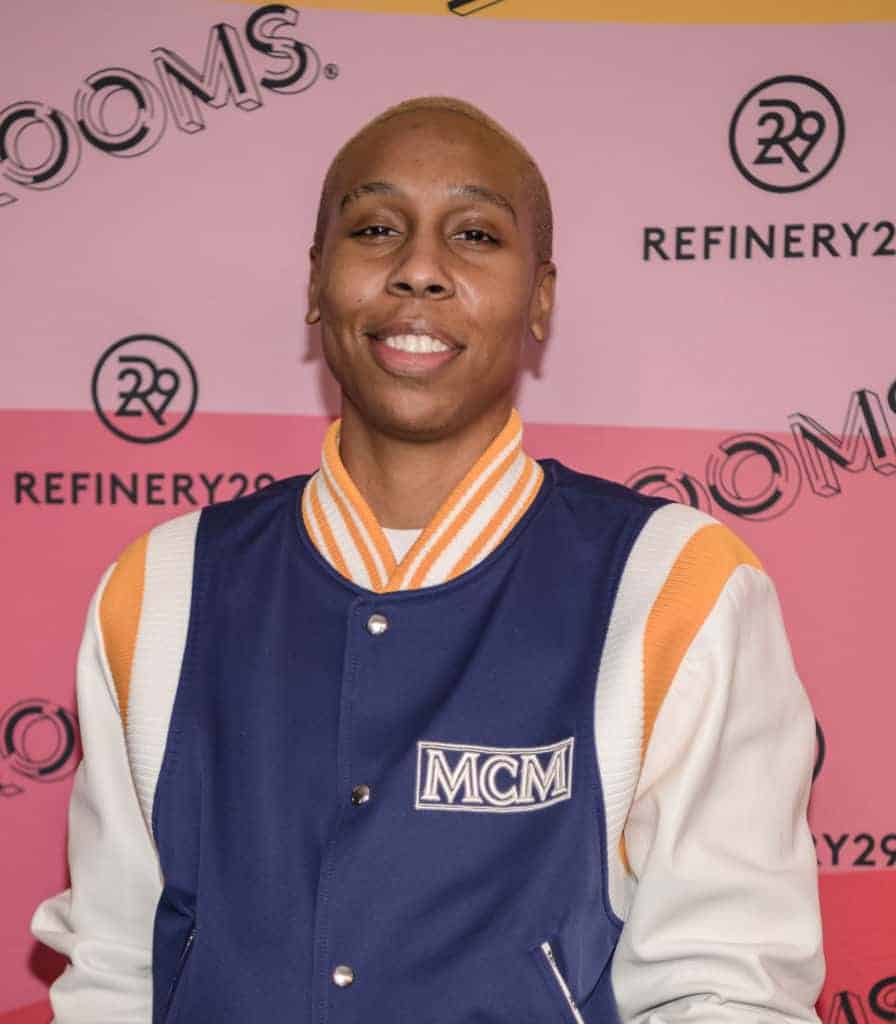 Lena Waithe smiling at the camera