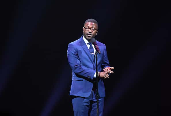 TV personality Ray J speaks onstage during 2018 Urban One Honors at The Anthem on December 9