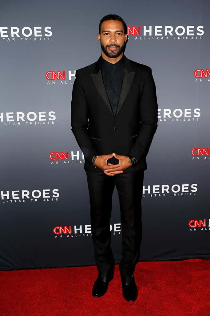 Omari Hardwick Catches Backlash For Kissing Beyonce at NAACP Awards(02)