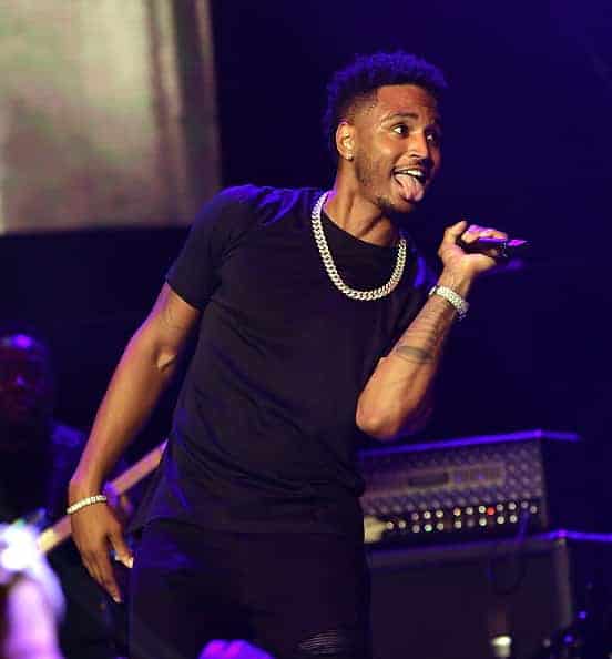 Trey Songz  performs onstage at the 2014 Young Hollywood Awards