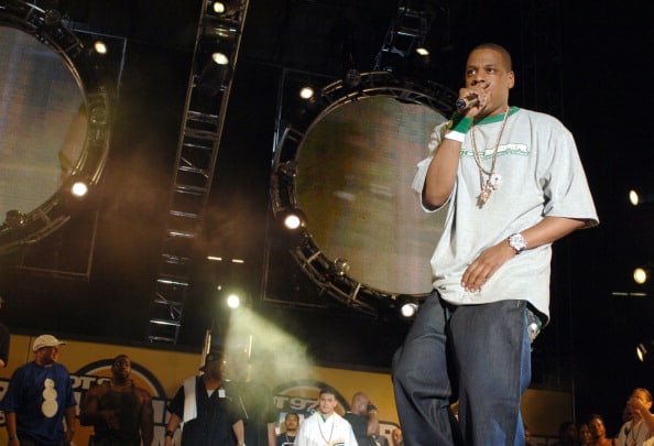 Jay-Z during Hot 97's Summer Jam 2005 - Show at Giants Stadium in East Rutherford