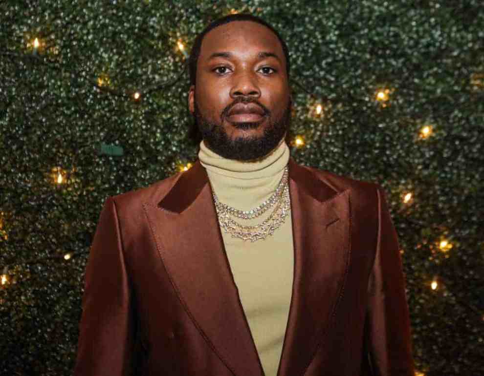 Meek Mill wearing all brown