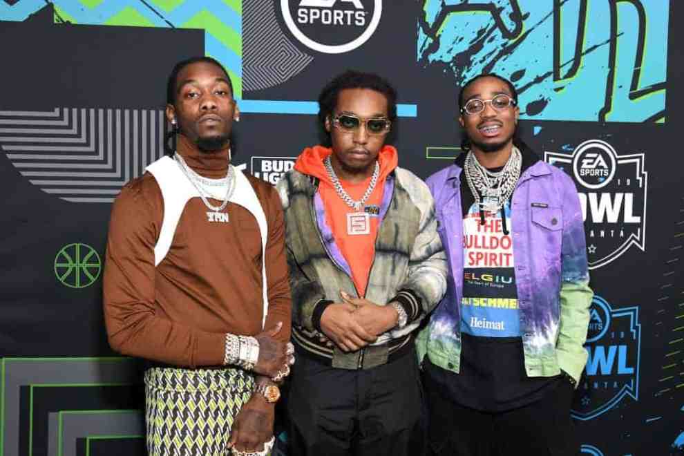 Migos wearing multiple colors