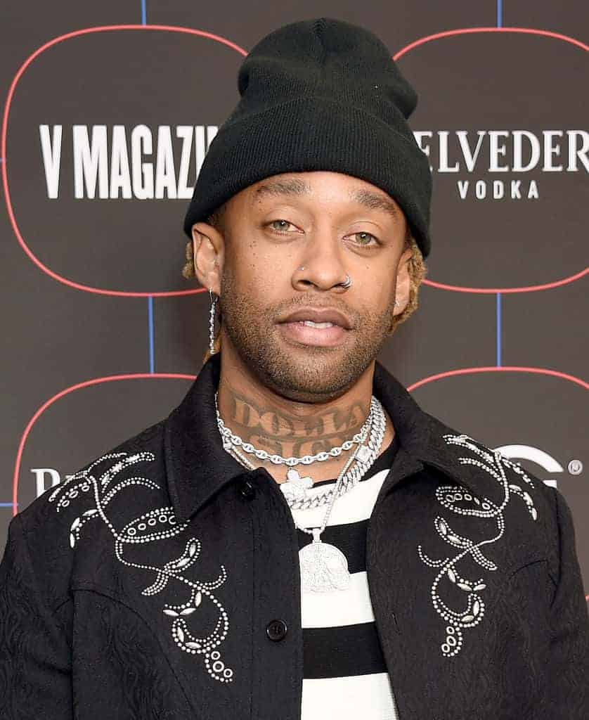 Ty Dolla Sign arrives at the Warner Music Group Pre-Grammy Celebration at Nomad Hotel Los Angeles on February 7