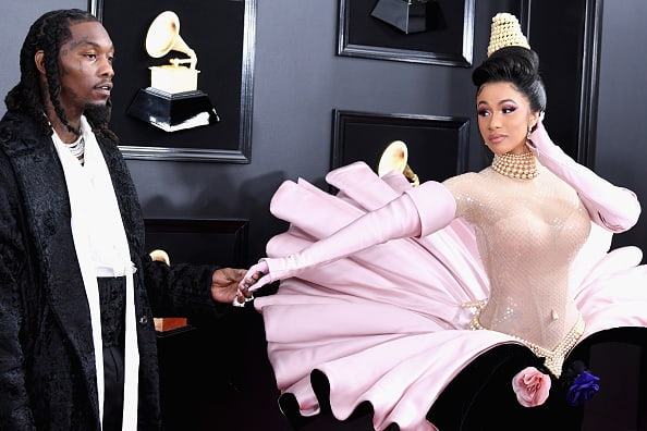 Offset and Cardi B attend the 61st Annual GRAMMY Awards at Staples Center on February 10