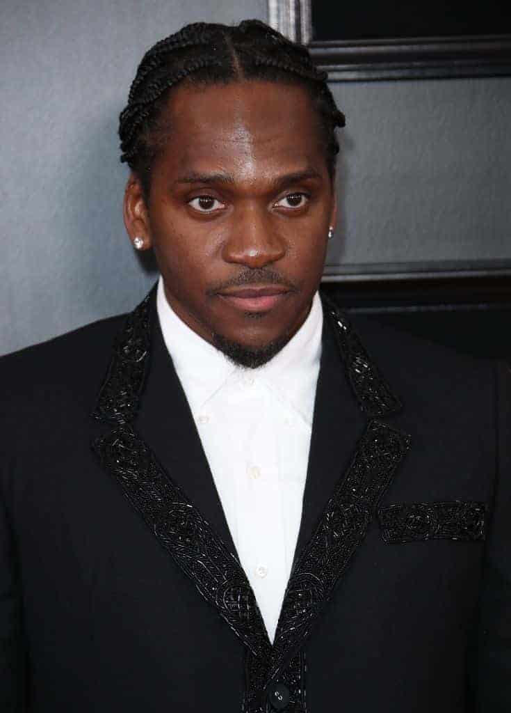 Pusha T wearing a suit