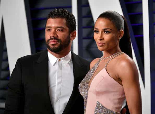 Ciara and Russell Wilson