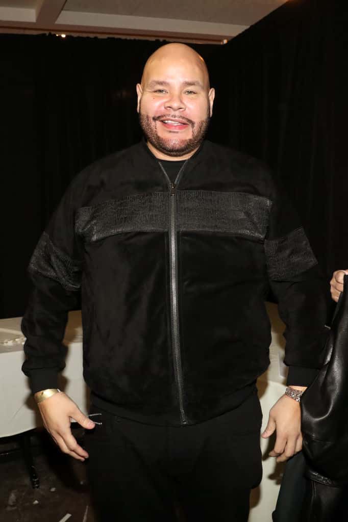 Fat Joe wearing all black