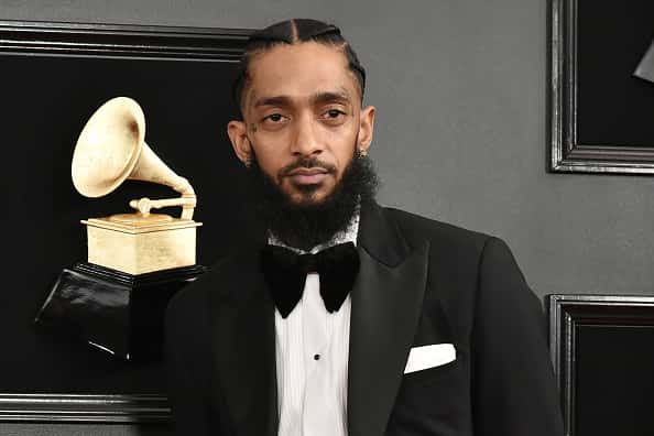 FEBRUARY 10: Nipsey Hussle attends the 61st Annual Grammy Awards at Staples Center on February 10