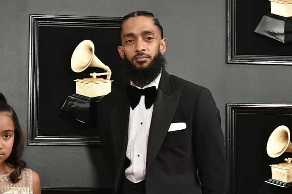 FEBRUARY 10: Nipsey Hussle attends the 61st Annual Grammy Awards at Staples Center on February 10