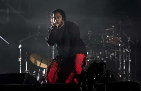 Kendrick Lamar on stage
