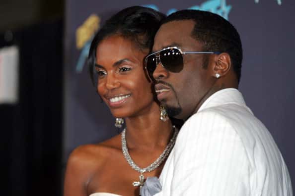Sean "Diddy" Combs and Kim Porter during 2006 BET Awards - Press Room at The Shrine in Los Angeles