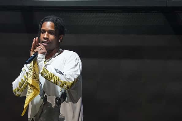 APRIL 13: A$AP Rocky performs at the MARQUEE Singapore grand opening celebration on April 13