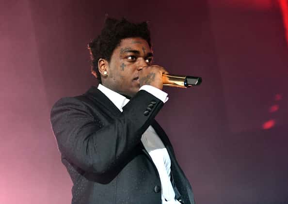 Rapper Kodak Black performs onstage during the 'Dying to Live' tour at Hollywood Palladium on March 20