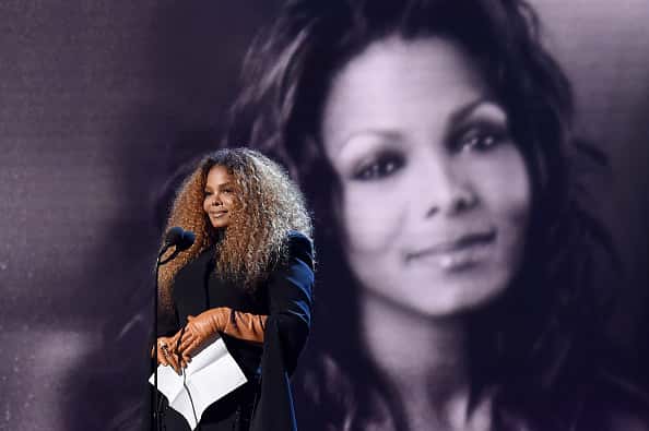 Janet Jackson speaks onstage during the 2019 Rock & Roll Hall Of Fame Induction Ceremony 