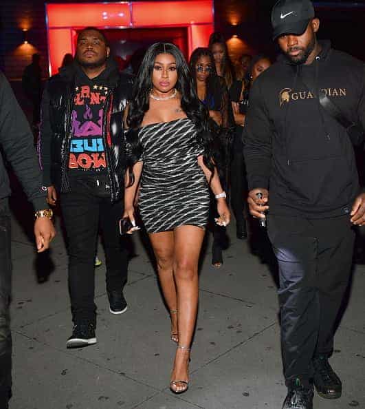 Rapper Yung Miami of the Group City Girls attends The New Generation Tour After party at Compound on April 21