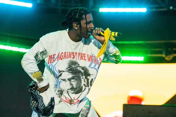 ASAP Pocky performs with YG during the 2019 Coachella Valley Music And Arts Festival on April 21