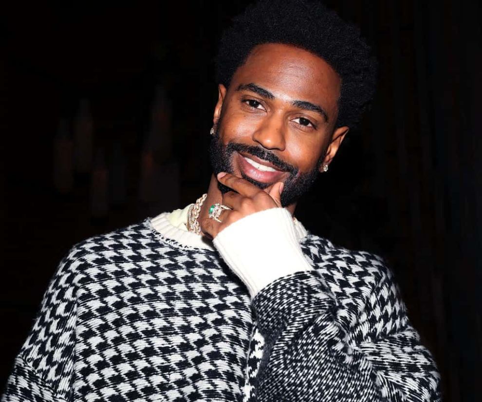 Big Sean smiling at the camera