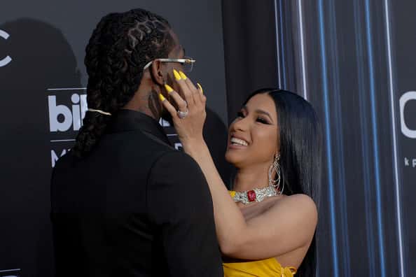 Offset and Cardi B at MGM Grand Garden Arena on May 01