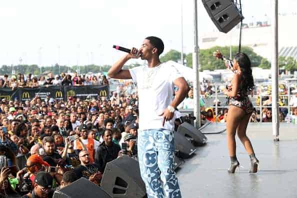 King Combs (L) and Yung Miami perform during Summer Jam 2019 at MetLife Stadium on June 2