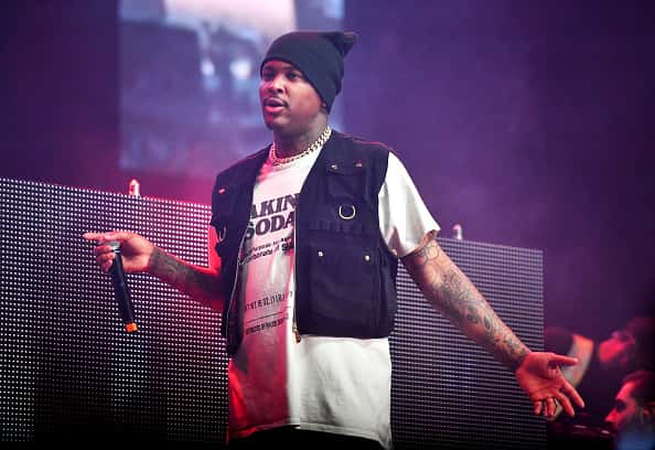 Rapper YG performs onstage