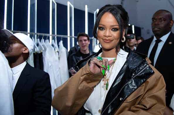 Rihanna attends the Fenty Exclusive Preview 