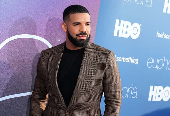 UNE 04: Drake attends the LA Premiere of HBO's "Euphoria" at The Cinerama Dome on June 04