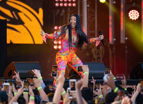 Cardi B is seen at 'Jimmy Kimmel Live' on July 17