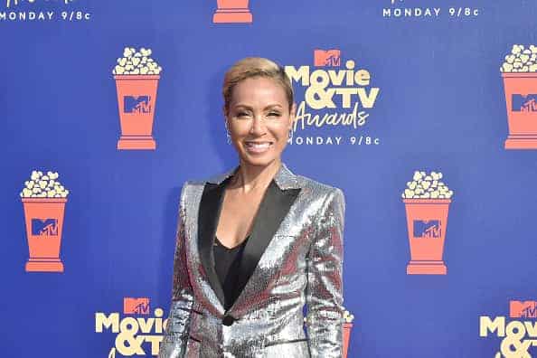 JUNE 15: Jada Pinkett Smith attends the 2019 MTV Movie & TV Awards - Arrivals at Barker Hangar