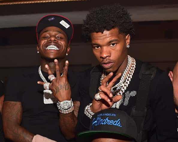 Rapper DaBaby and Lil Baby attend the Official Birthday Bash after Party at Compound on June 16