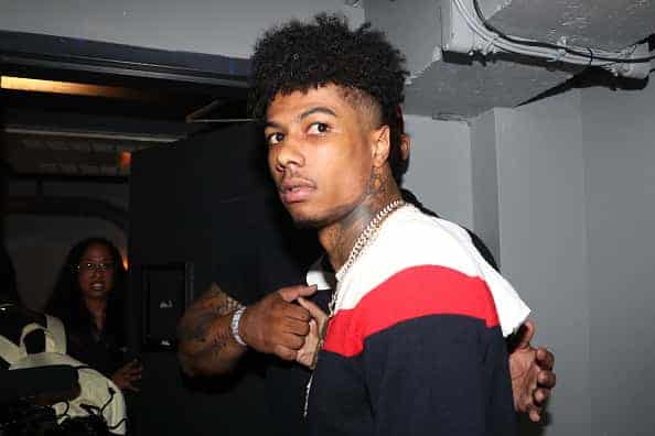 Blueface backstage at the XXL Freshman Class 2019 Concert at PlayStation Theater on July 22