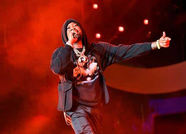 Rapper Meek Mill performs onstage during the 7th Annual BET Experience at Staples Center on June 21