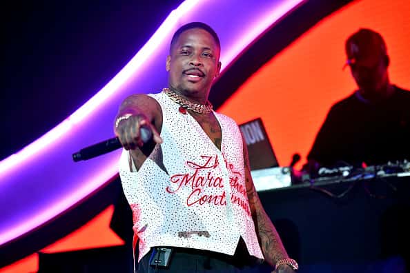 Rapper YG performs onstage during the 7th Annual BET Experience at Staples Center on June 21