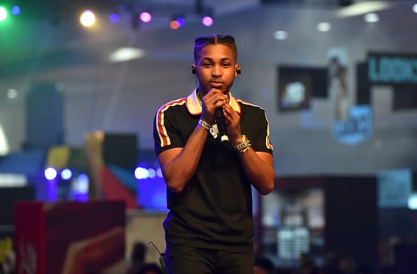 DDG performs onstage at the Coca-Cola Music Stage during the BET Experience at Los Angeles Convention Center on June 22