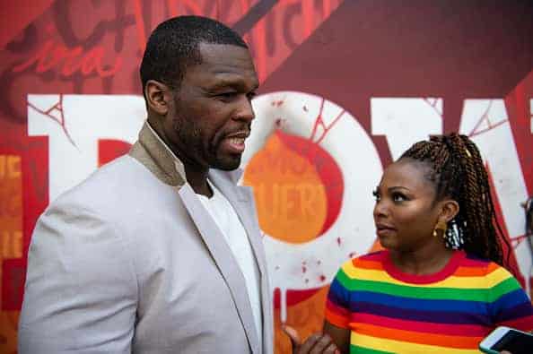 Curtis '50 Cent' Jackson and Naturi Naughton attend the presentation of 'Power' Fourth Season on June 26