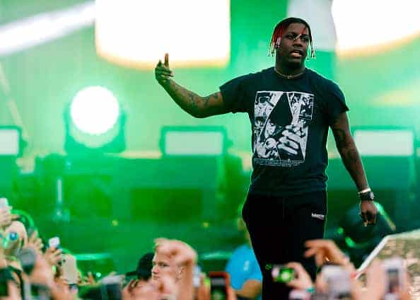 : Rapper Lil Yachty performs on stage during Day 1 of FVDED In The Park at Holland Park on July 05