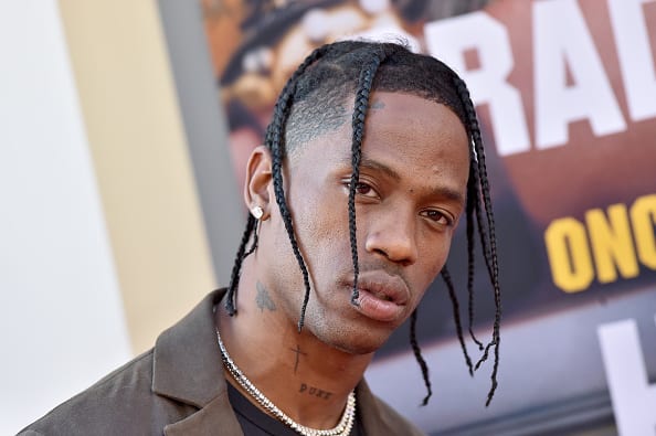 Travis Scott attends Sony Pictures' "Once Upon a Time ... in Hollywood" Los Angeles Premiere on July 22