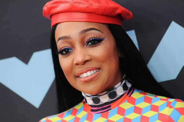 Monica (Monica Denise Brown) attends the 2019 MTV Video Music Video Awards held at the Prudential Center in Newark