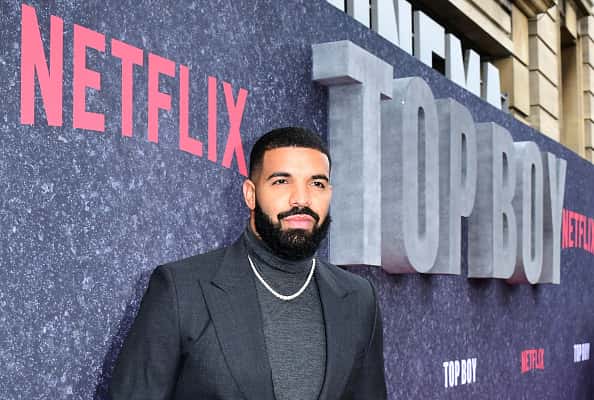 Drake attending the UK premiere of Top Boy at the Hackney Picturehouse in London.