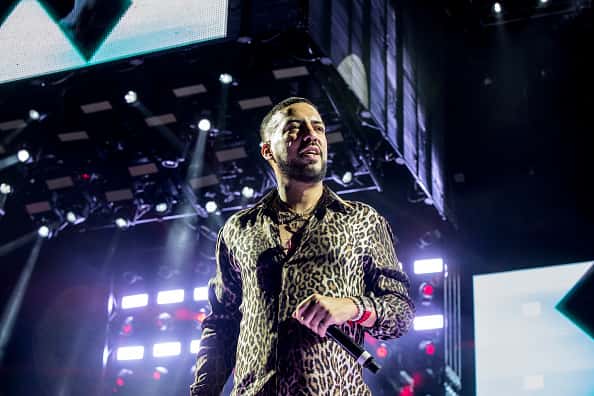 French Montana performs at FivePoint Amphitheatre on August 09