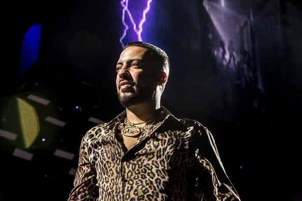 French Montana performs at FivePoint Amphitheatre on August 09