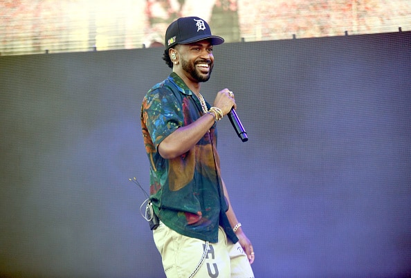 Rapper Big Sean performs onstage during the 92.3 Real Street Festival at Honda Center on August 11