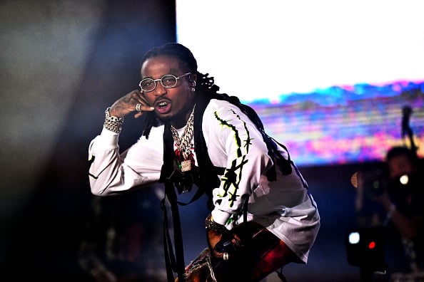 Rapper Quavo from the hip hop group Migos performs onstage during the 92.3 Real Street Festival at Honda Center on August 11