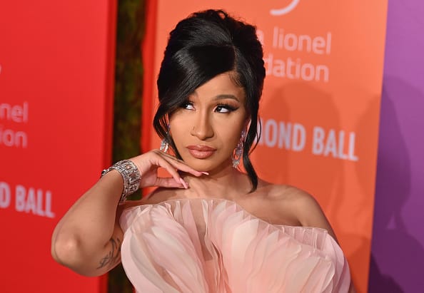 US rapper Cardi B arrives for Rihanna's 5th Annual Diamond Ball Benefitting The Clara Lionel Foundation at Cipriani Wall Street on September 12