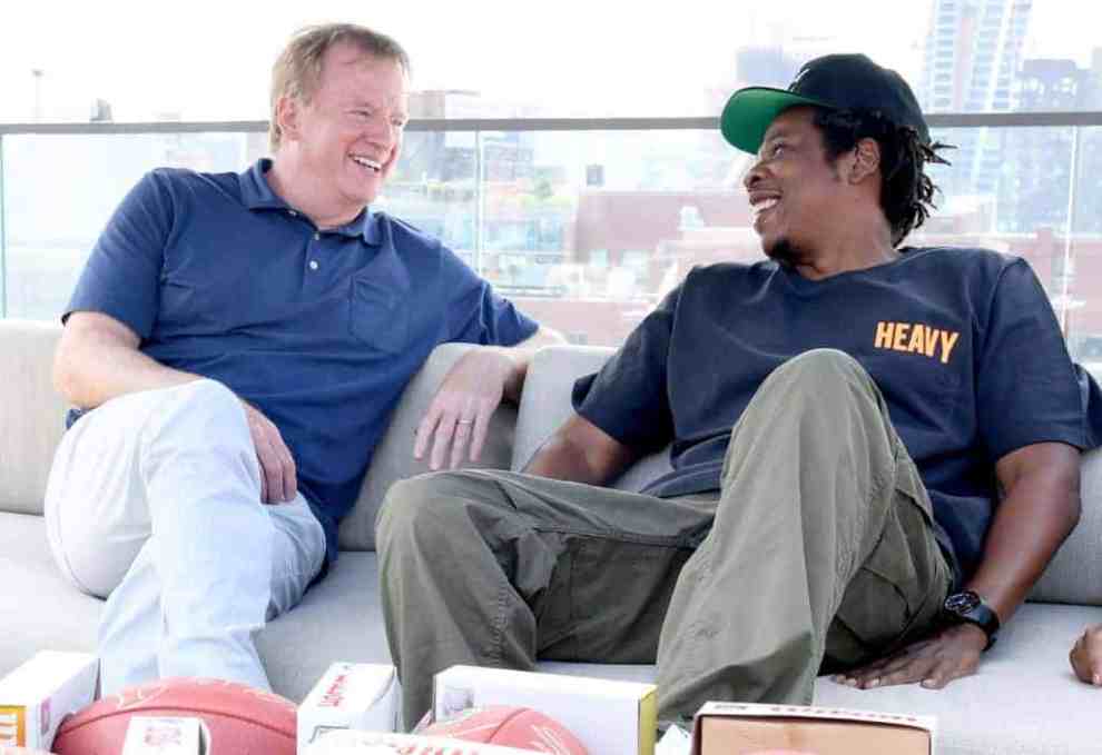 Jay-Z & NFL Commissioner Roger Goodell
