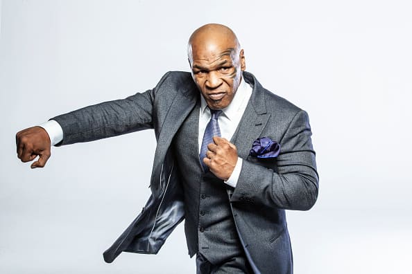 Boxing Legend Mike Tyson poses for a portrait in December 2015 in Los Angeles